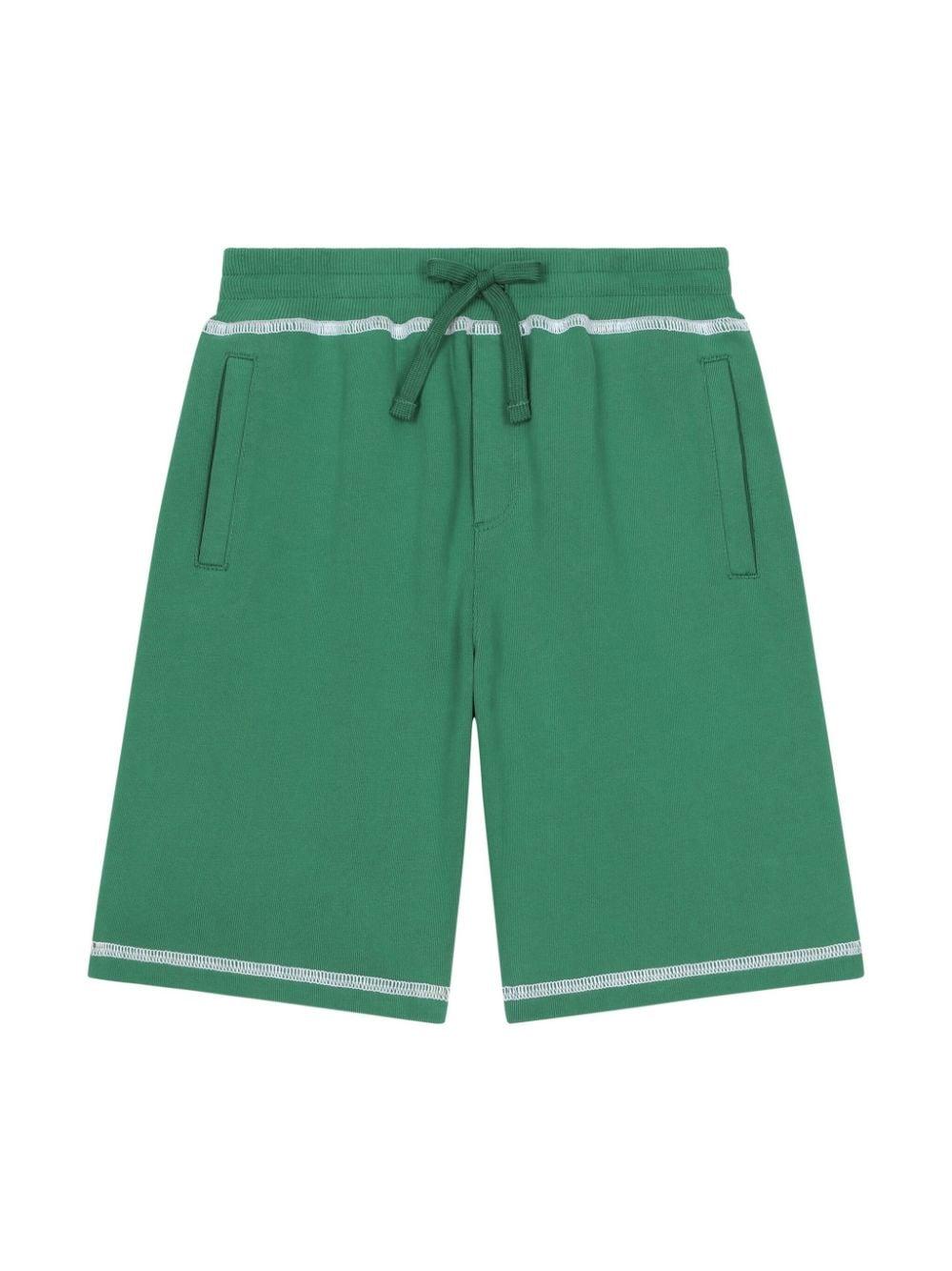 Bermuda verde scuro logo retro