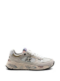 Sneakers basse con logo e suola stampata