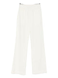 White trousers with elasticated waist