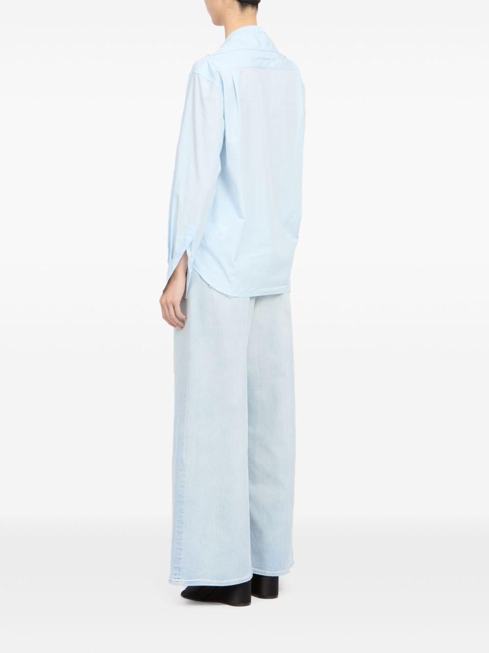Camicia a maniche lunghe con colletto aperto S52DT0063M35480 501 MM6 MAISON MARGIELA 