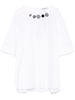 Blusa Dora bianca  in popeline di cotone