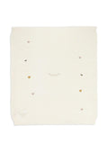 Coperta per Bambini Off-White con Logo Ricamato