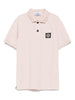 Polo rosa antico con mini etichetta