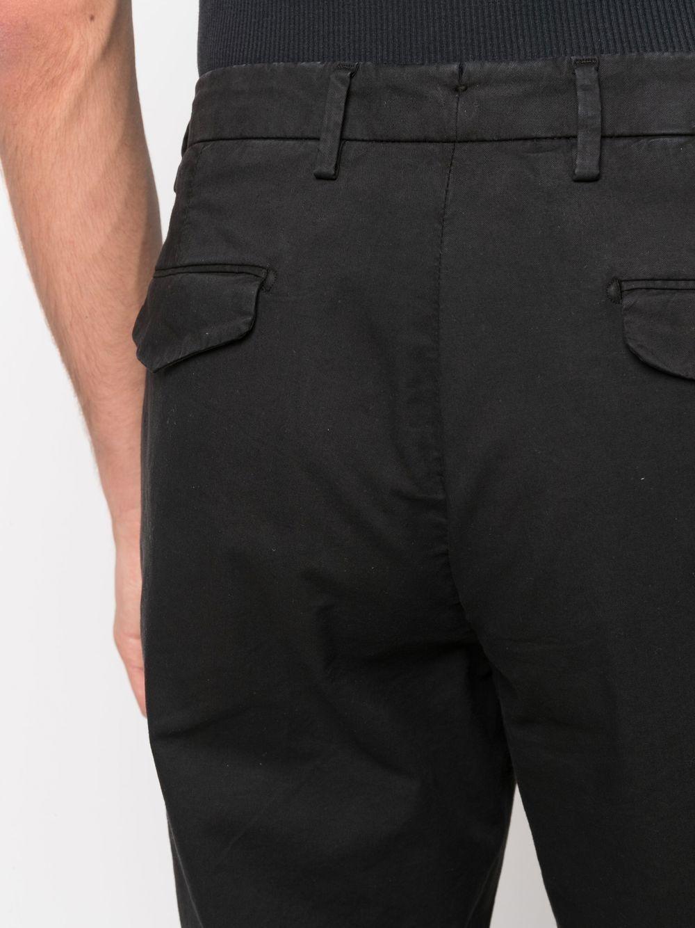 Pantalone nero in tinta unita BG21V322070 010 BRIGLIA 