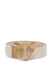 Cintura double face con fibbia Love Birds 3cm