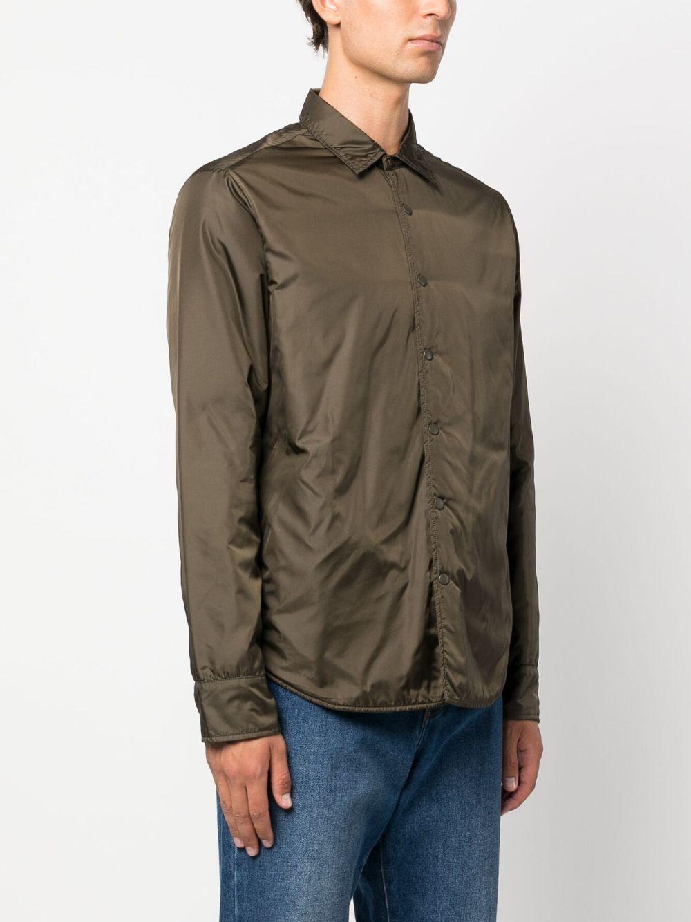 Camicia imbottita in taffetà con chiusura a bottoni automatici 1I107961 96237 ASPESI 