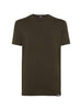 T-shirt marrone/verde basic