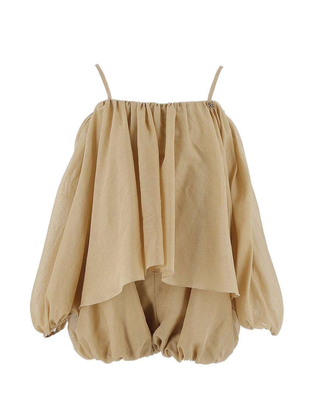 Completo con top e pantaloni a palloncino KFTA014CA005 6023 PINKO UP 