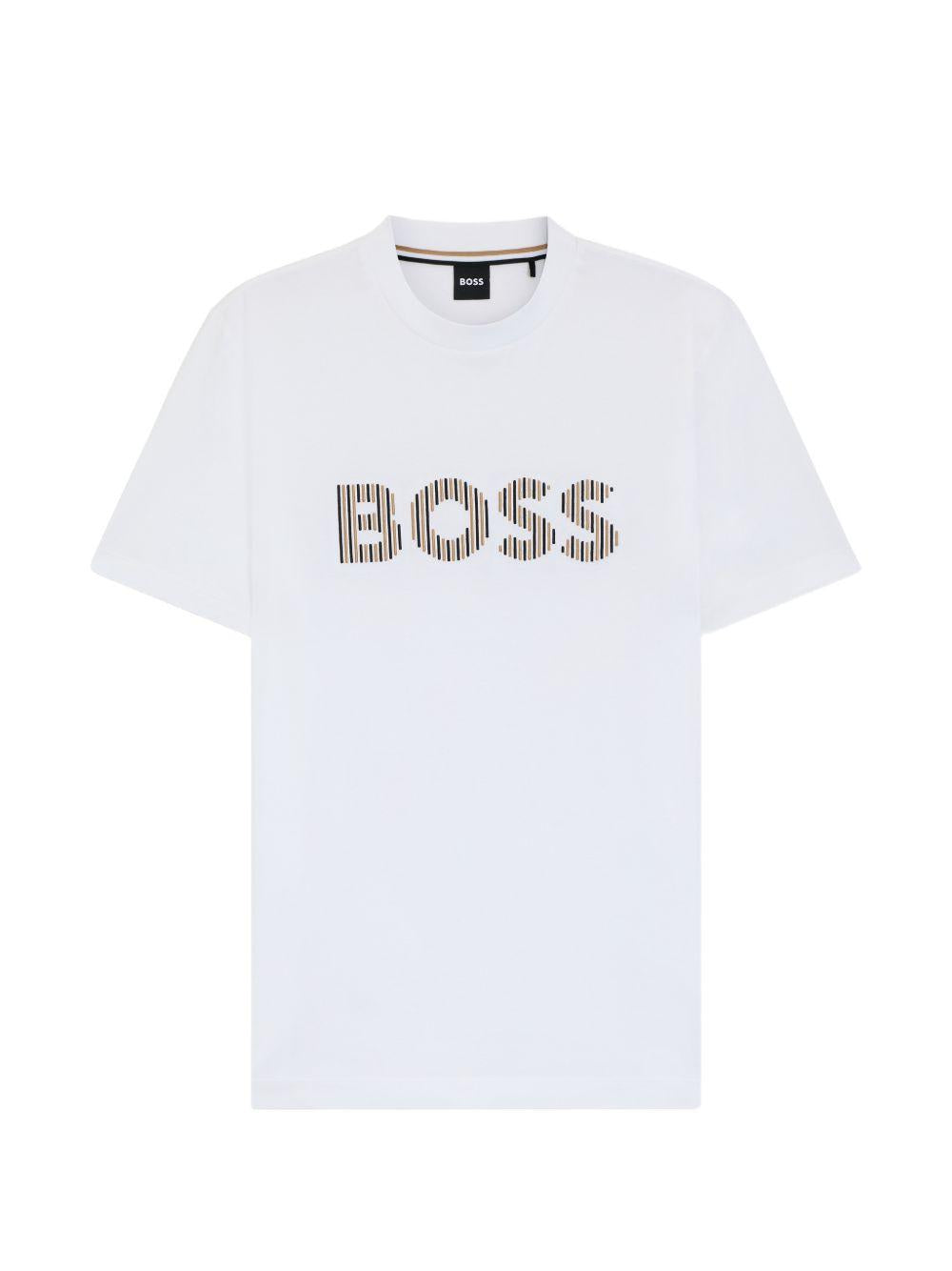 T-shirt con logo grafico 50560466 101 BOSS 