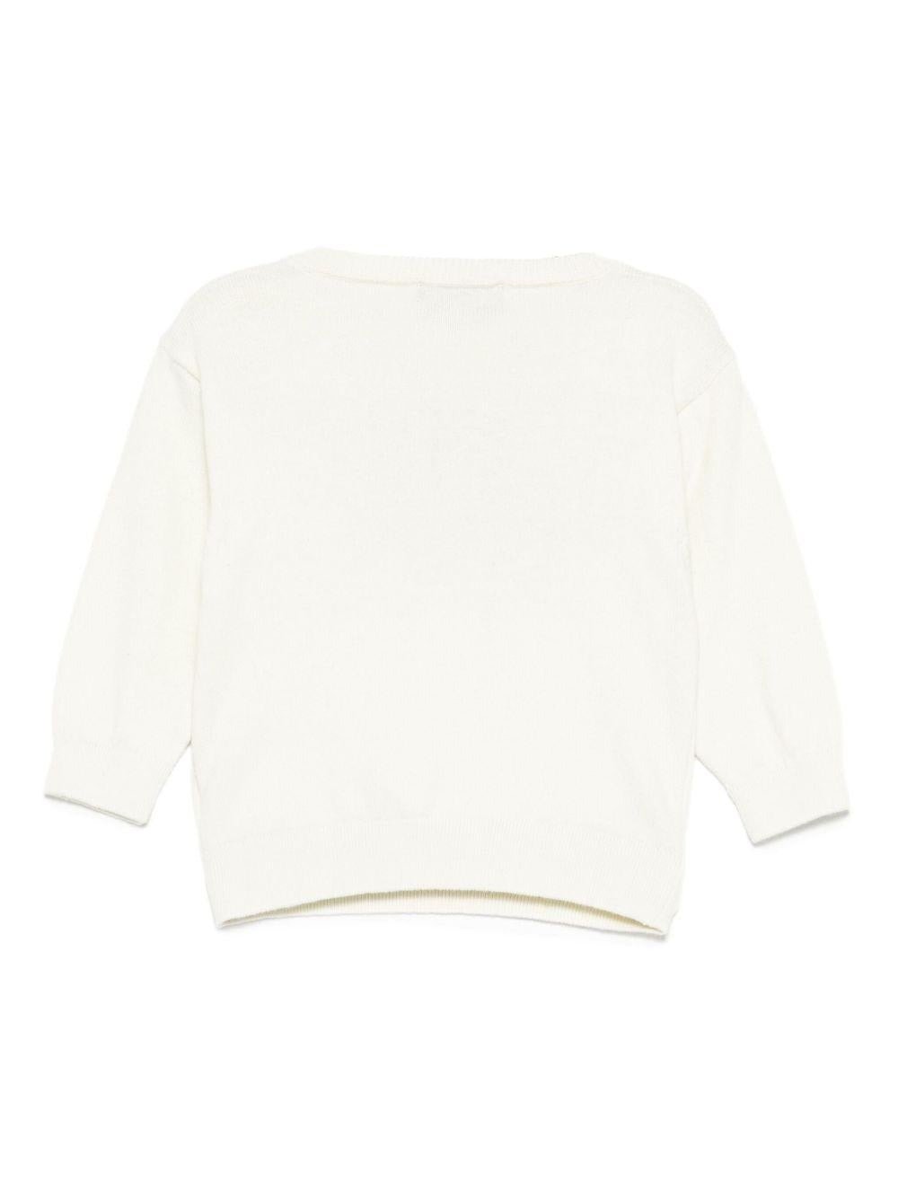 Maglione per Bambini con Logo Orsetto M7W00JLHE43 10063 MOSCHINO KIDS 
