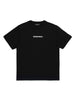 T-shirt nera mini logo petto