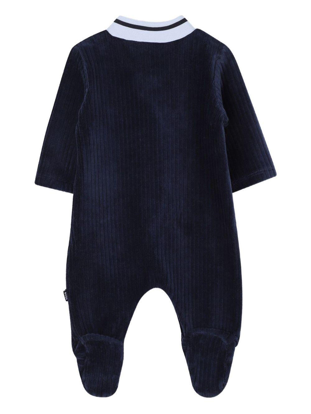 Set 2 Tutine in Velluto a Coste con Logo J52531 849 BOSS KIDS 