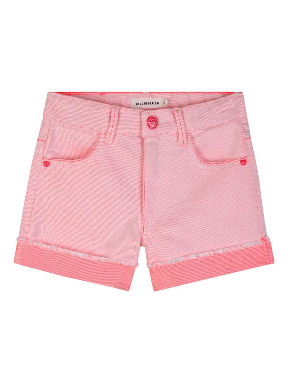 Shorts in poliestere con paillettes U21879 S51 BILLIE BLUSH KIDS 