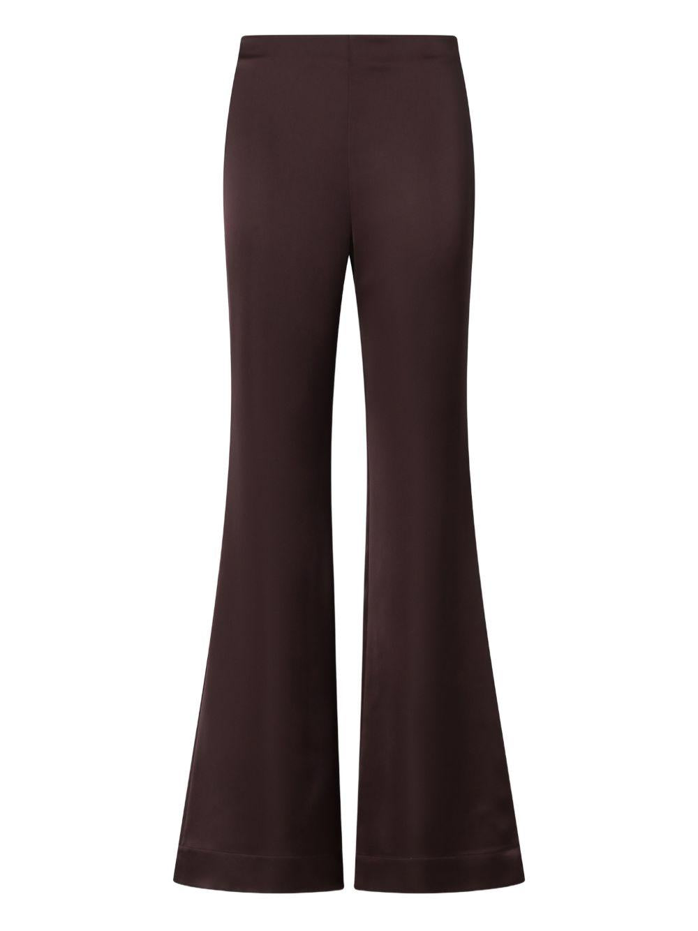 Pantaloni a zampa a vita alta 106434A361 R57 PINKO 