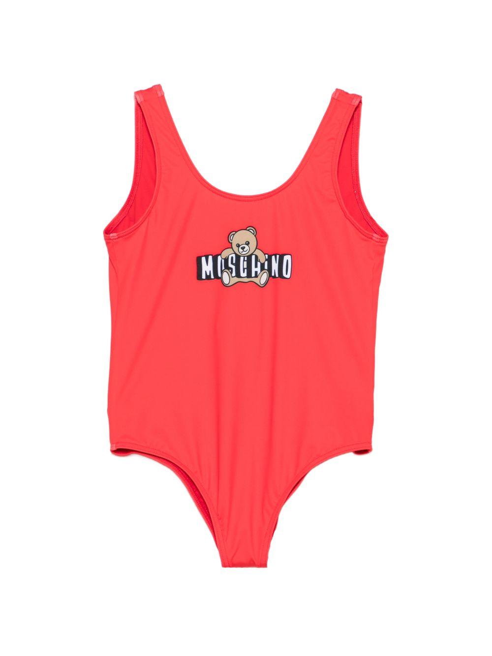 Costume intero con logo H2L00BLKA11 50109 MOSCHINO KIDS 