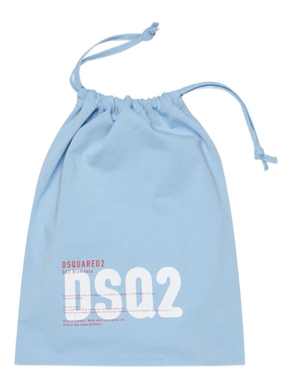 Completo t-shirt e shorts in cotone con logo DQ3249D008J DQ814 DSQUARED KIDS 
