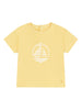 T-shirt gialla logo frontale