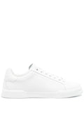 Minimal Sneakers in White Nappa Leather