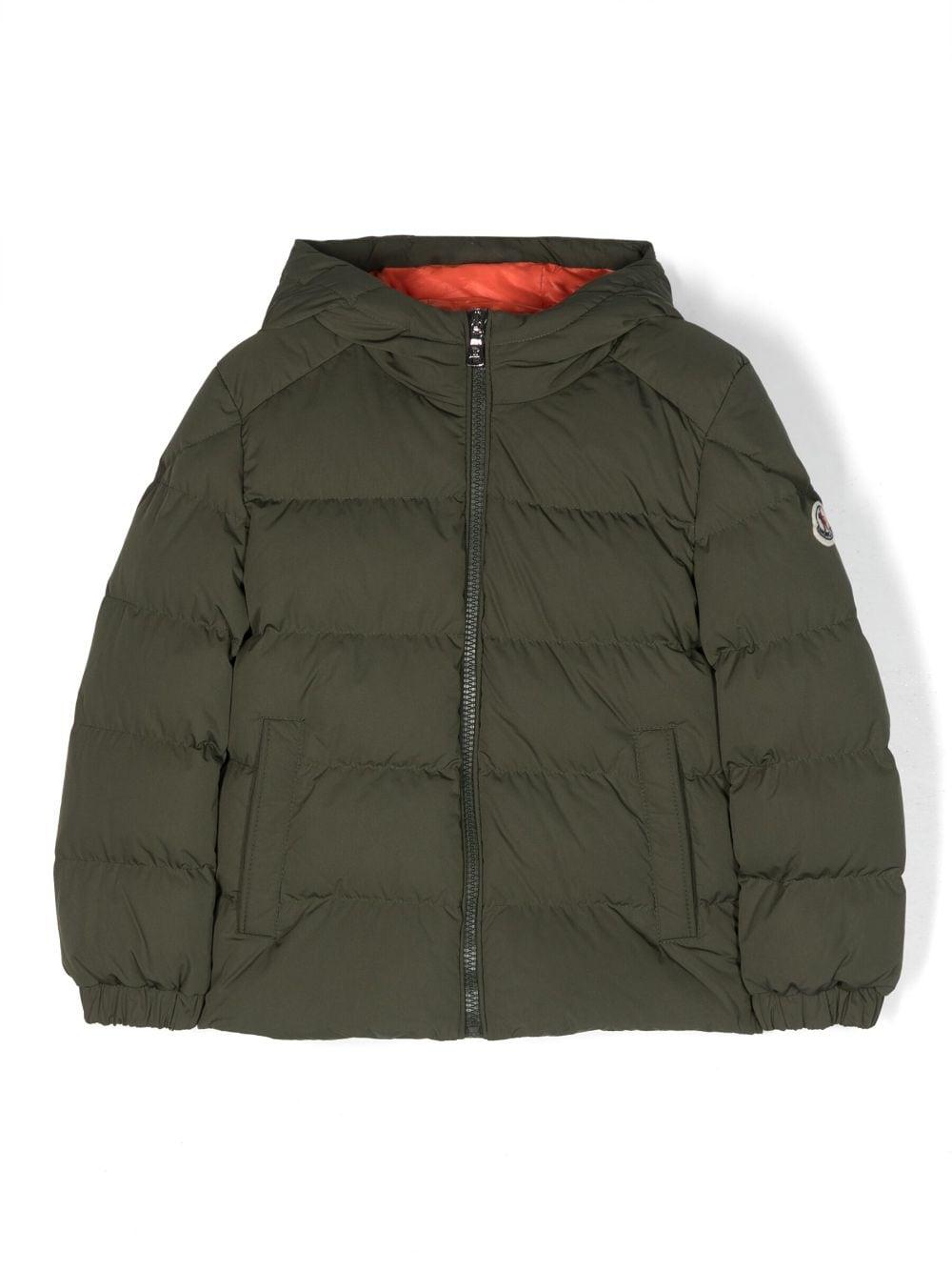 Piumino verde Eric I29541A0004454A91 87D MONCLER KIDS 