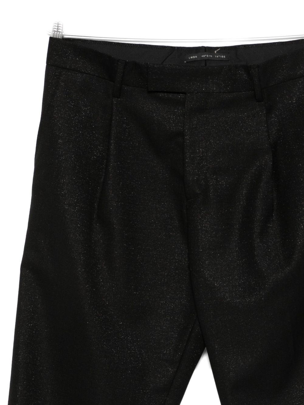 Pantaloni neri dritti L1PFW25266957 D018 LOW BRAND 