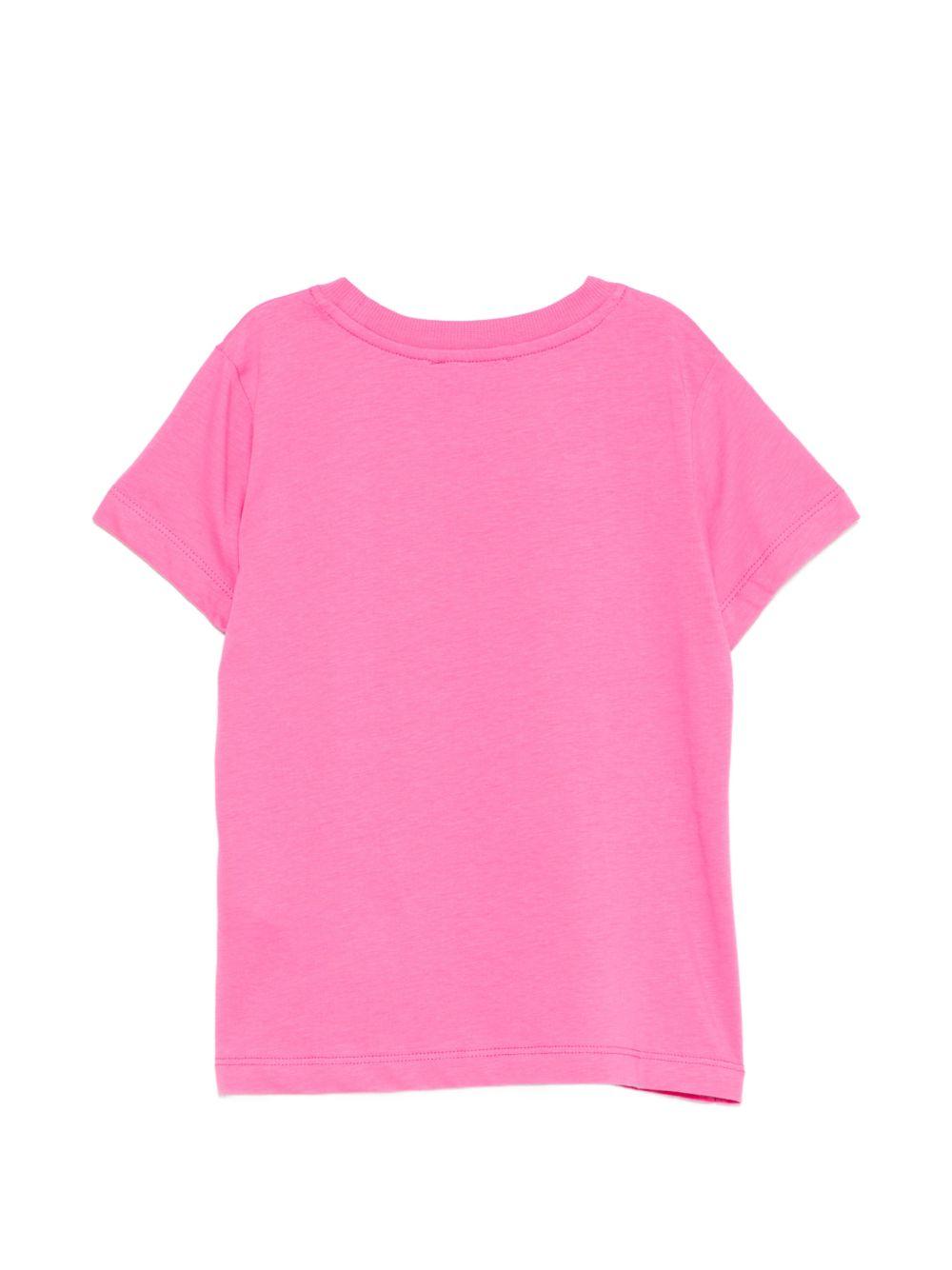 T-shirt con patch orsetto HUM05OLAA03 50533 MOSCHINO KIDS 