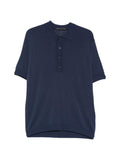 Polo a maniche corte in viscosa riciclata