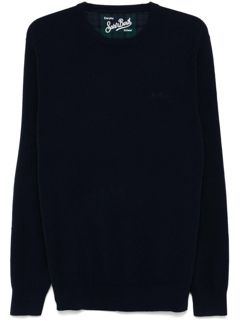 Maglione regent blu notte REGE003 00010G MC2 SAINT BARTH 