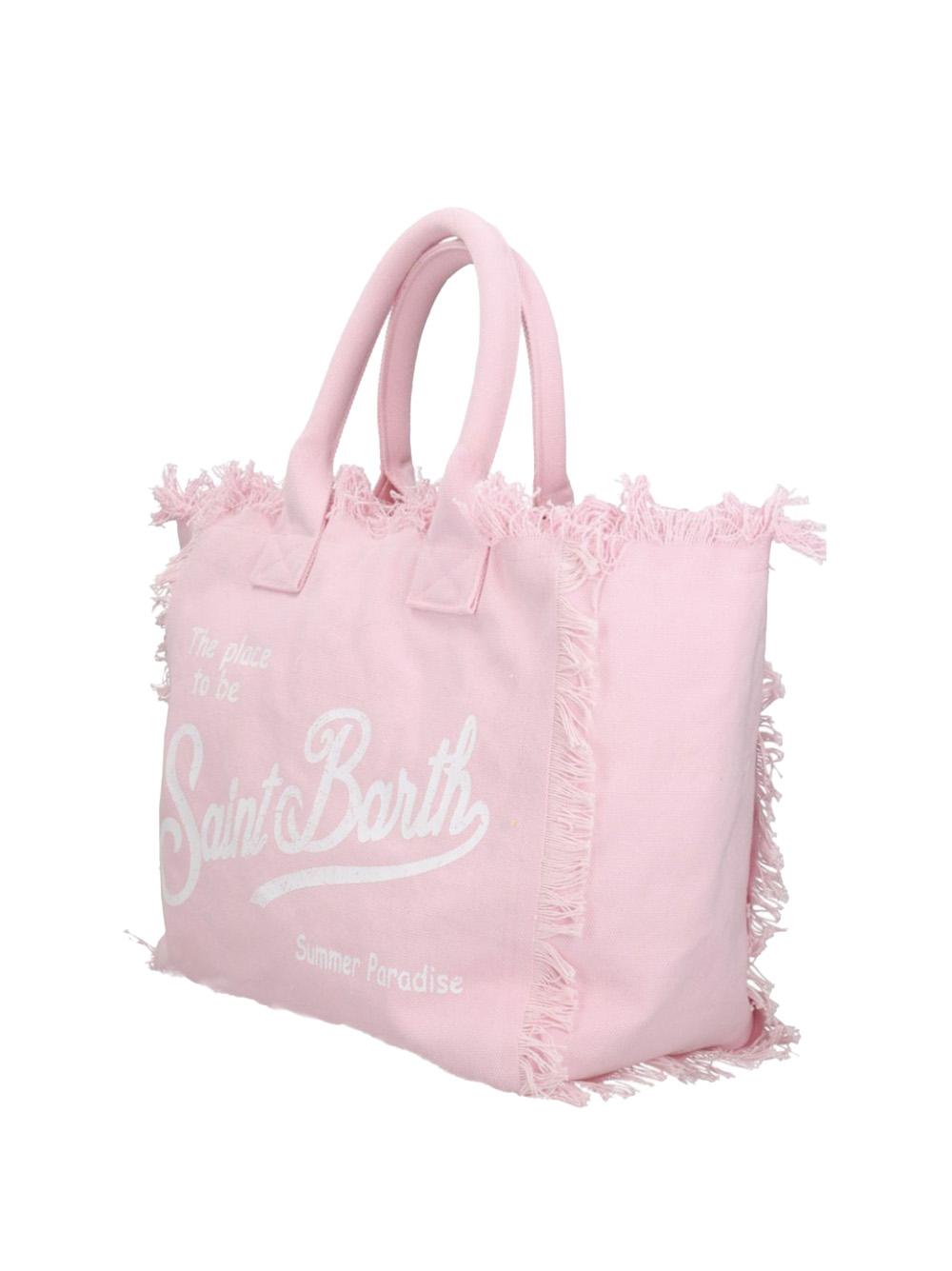 Borsa vanity rosa in canvas VANI001 06636H MC2 SAINT BARTH 