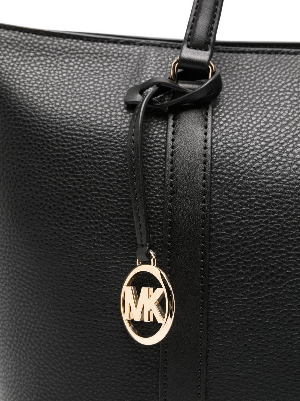 Borsa shopping in pelle con charm logo 30S6G3PT3V 001 MICHAEL KORS 