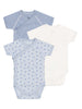 Set body fantasia azzurro neonato (3pz)