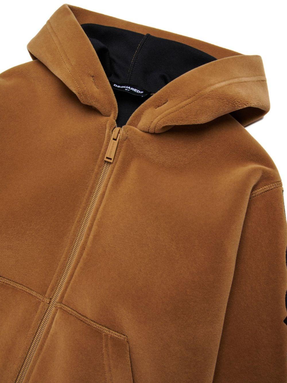 Felpa con Cappuccio e Zip DQ3001D0AF8 DQ721 DSQUARED KIDS 