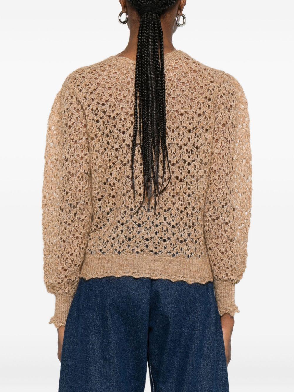 Maglione mezzanotte con scollo a V - Preludio Moda