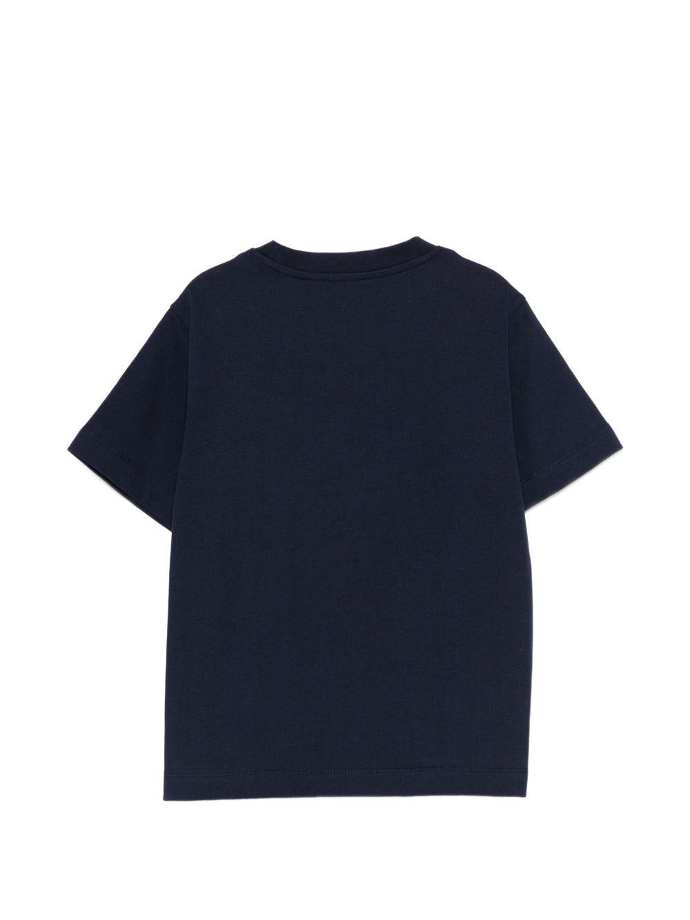 T-shirt in cotone con logo GY8Q11Z3672 617 ETRO KIDS 