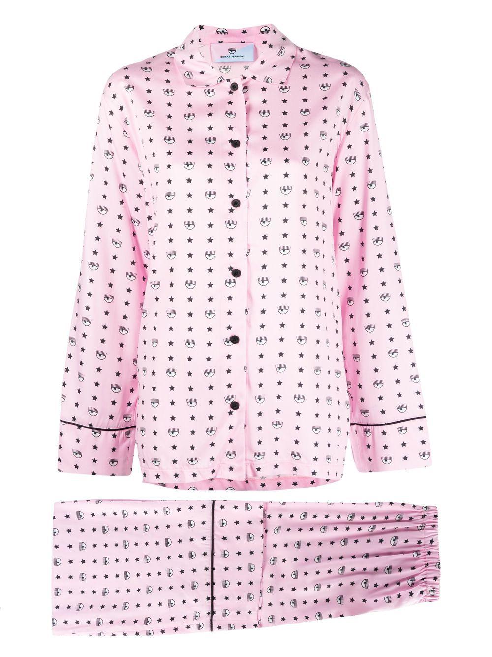 1242 Pigiama Rosa Multilogo A50103227 1242 CHIARA FERRAGNI 