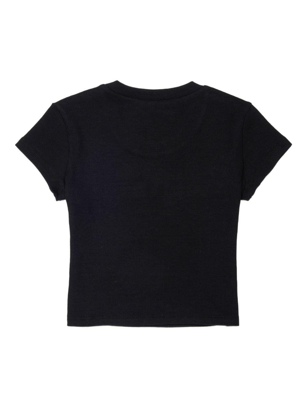 T-shirt in cotone con logo DQ3160D0AGG DQ900 DSQUARED KIDS 