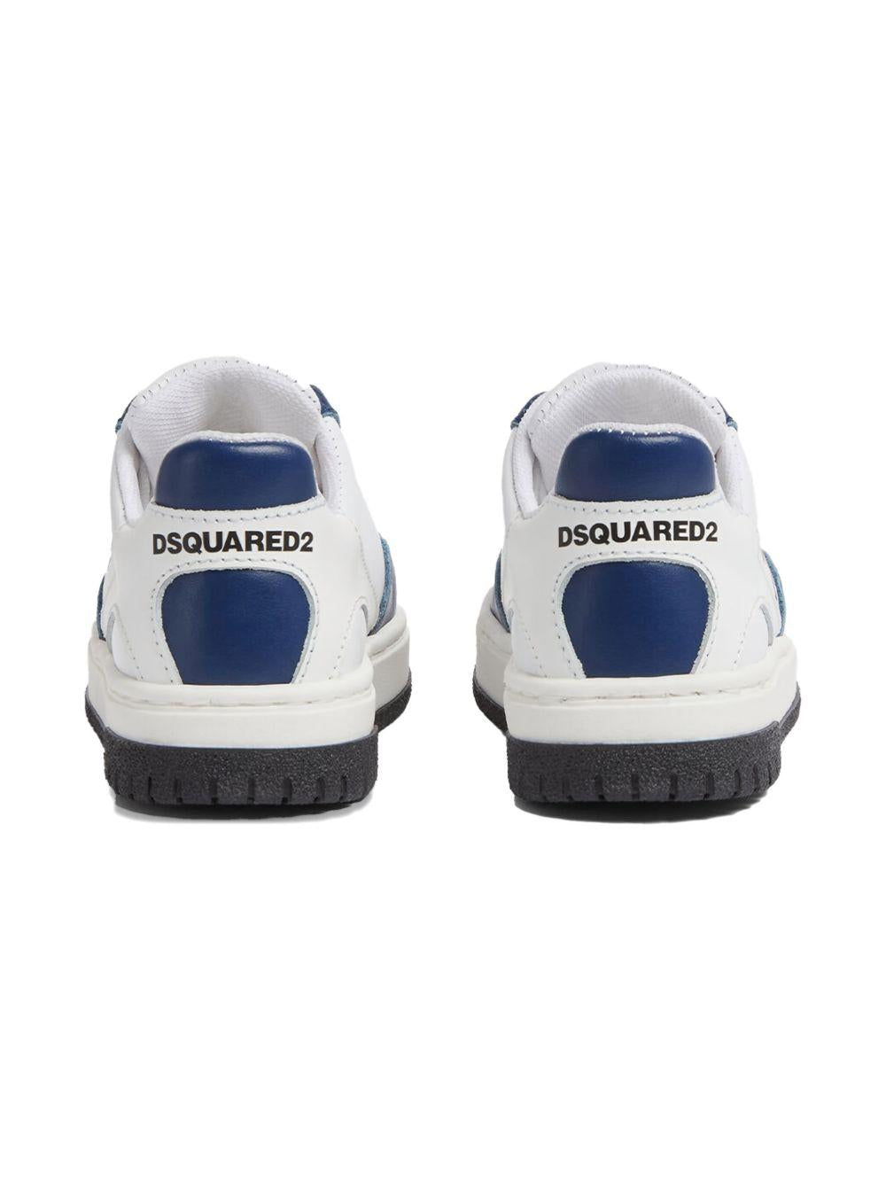 Sneakers neonato bianche/blu 79255 1 DSQUARED KIDS 