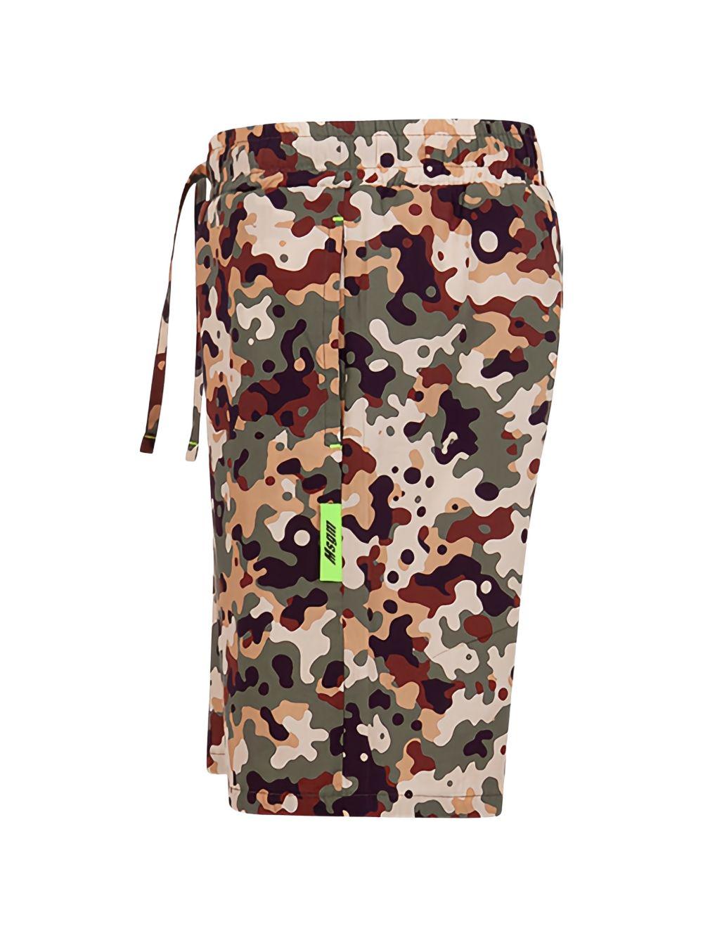 Bermuda mimetici con coulisse S6MSJBBE192 167 MSGM KIDS 