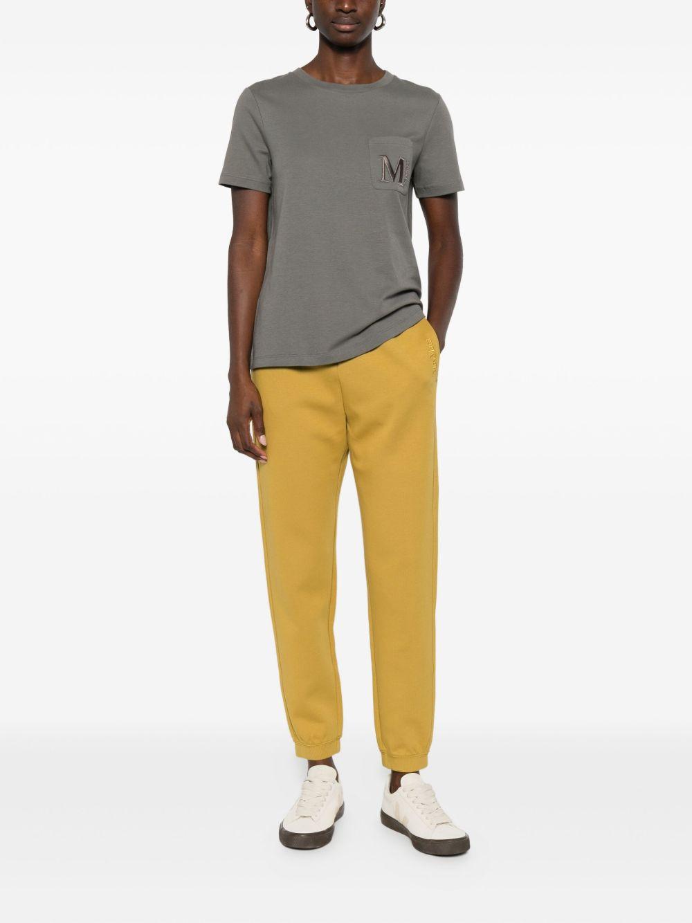 T-shirt in cotone con tasca ricamata 2529976011600 004 MAX MARA 'S 