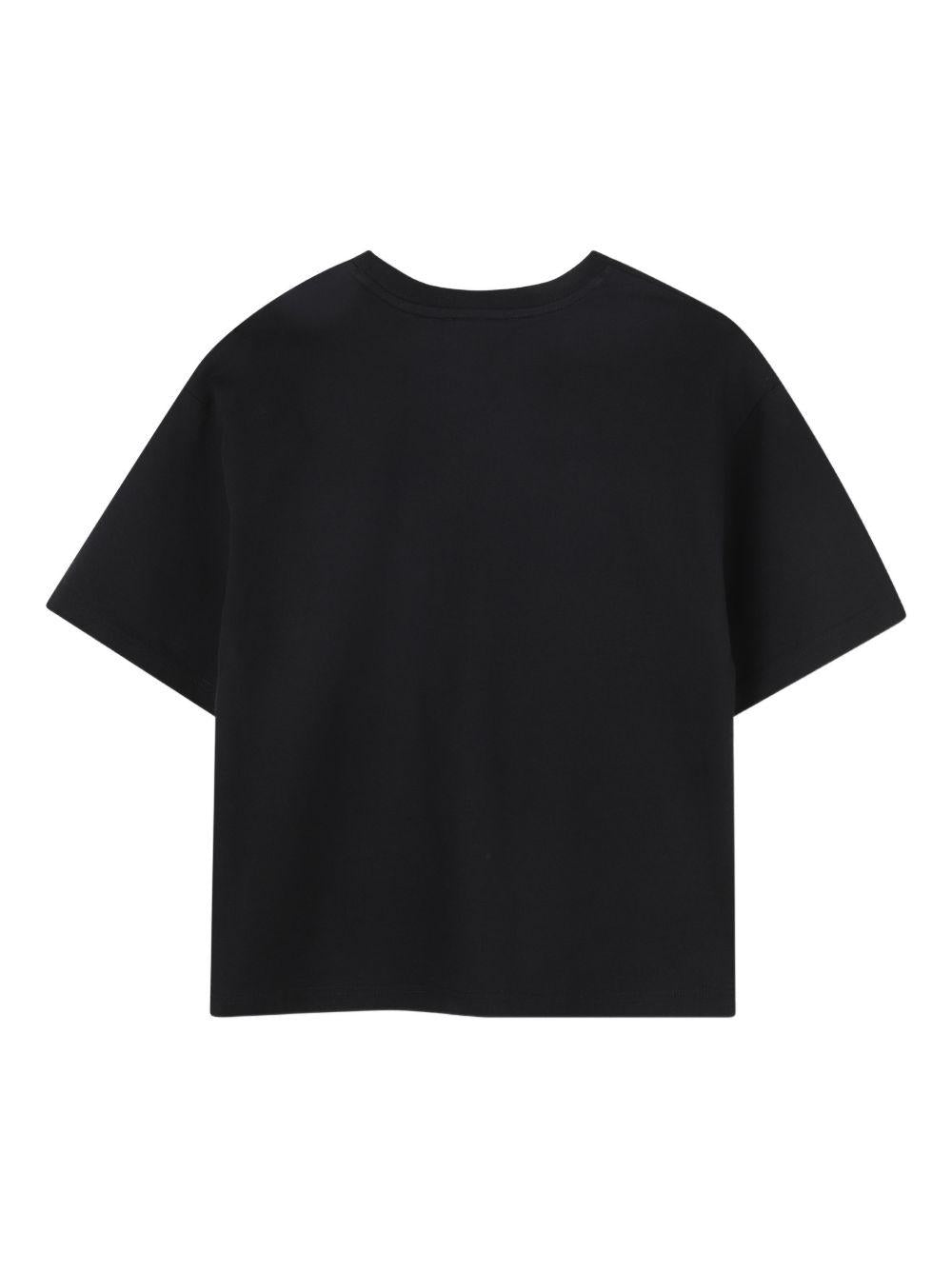 T-shirt in cotone organico girocollo W60755 09B MARC JACOBS KIDS 