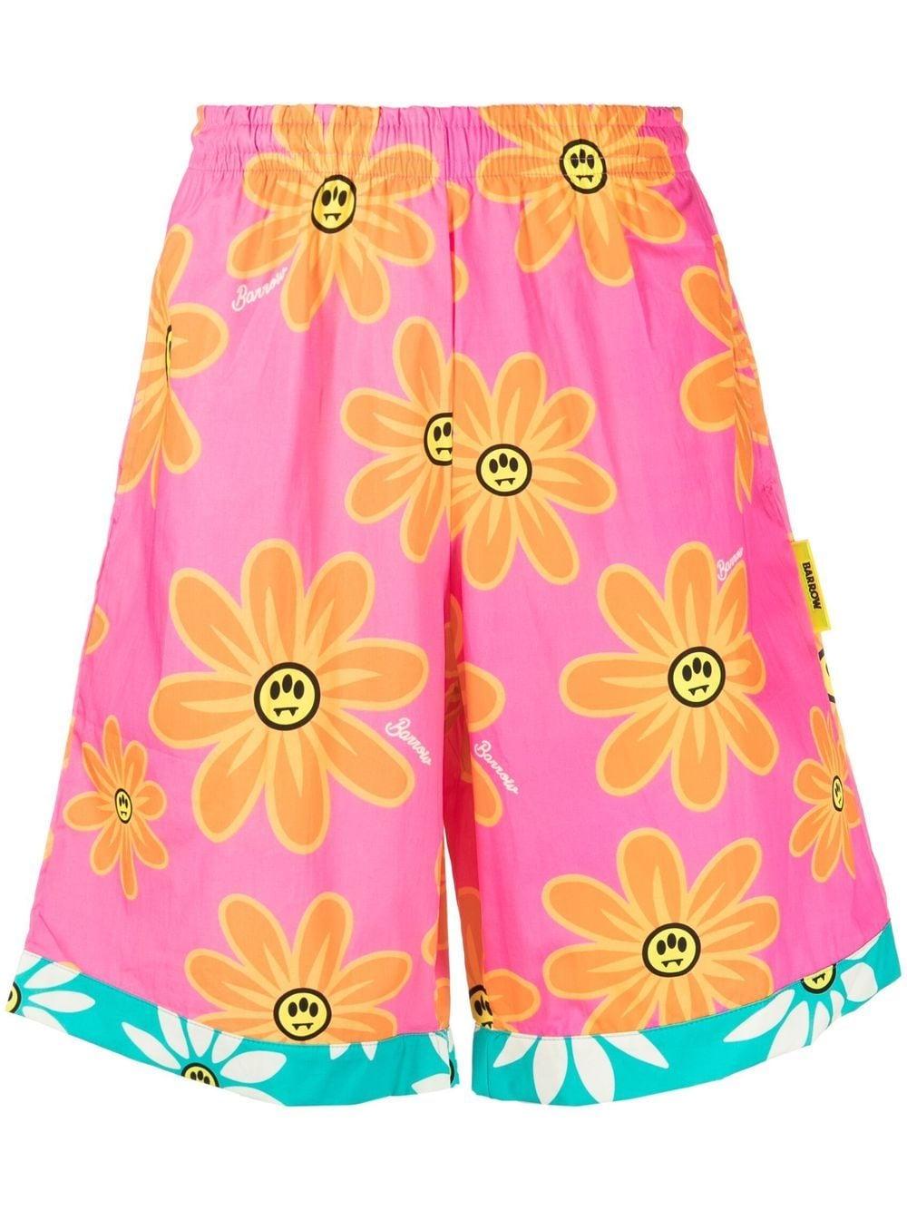 Bermuda fucsia con fiori 034050 bw007 BARROW 