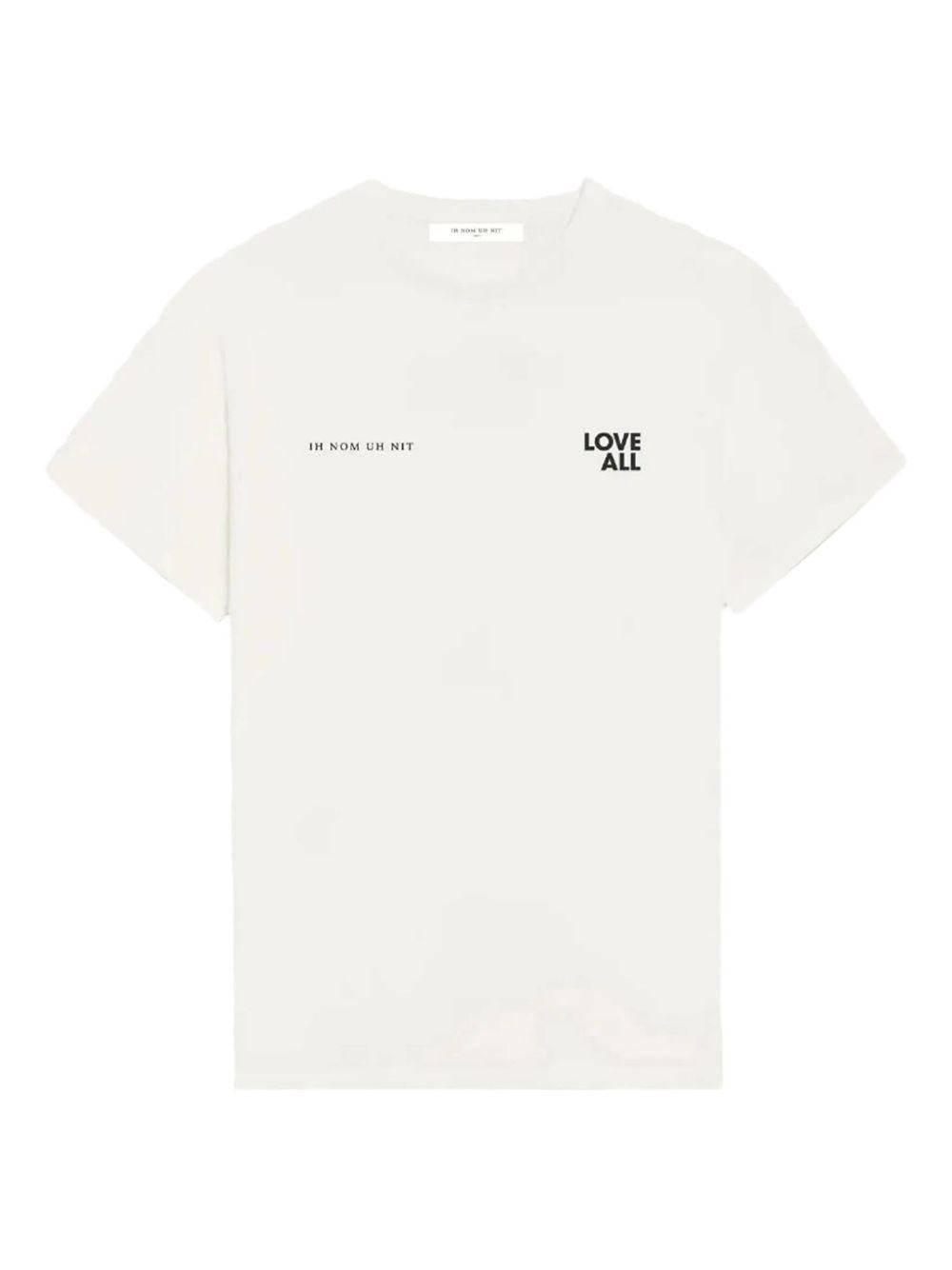 T-shirt bianca Jesus love all