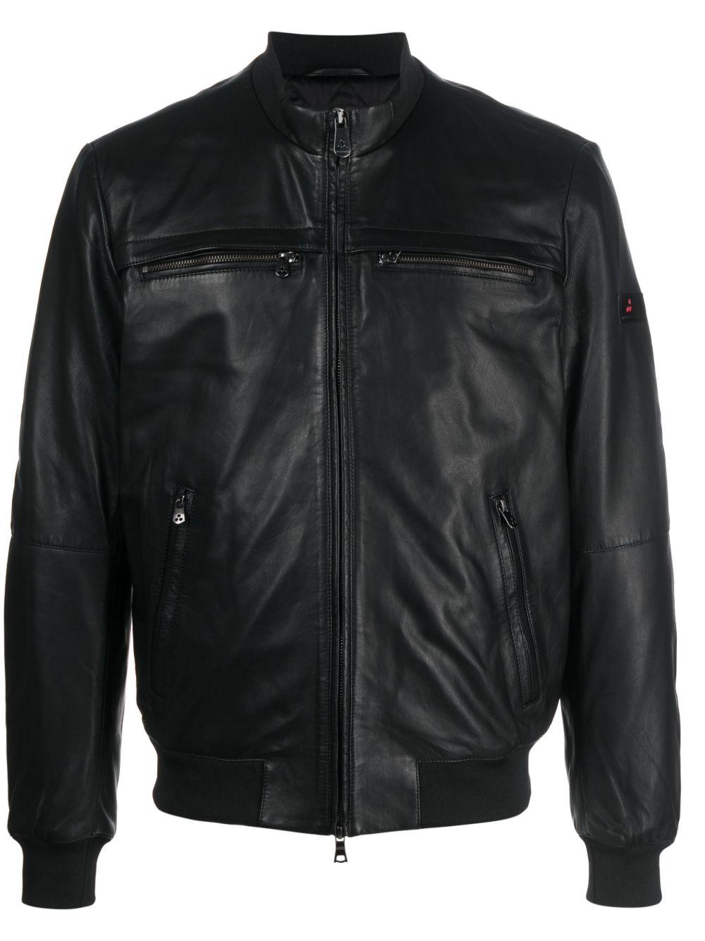 Giubbino sands leather ws04 nero