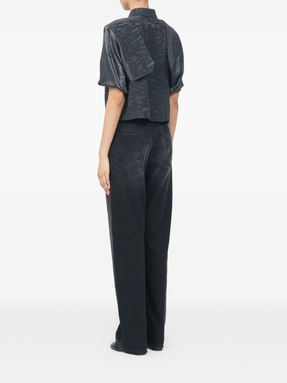 Camicia maniche corte con stampa S52DT0044M35737 002J MM6 MAISON MARGIELA 