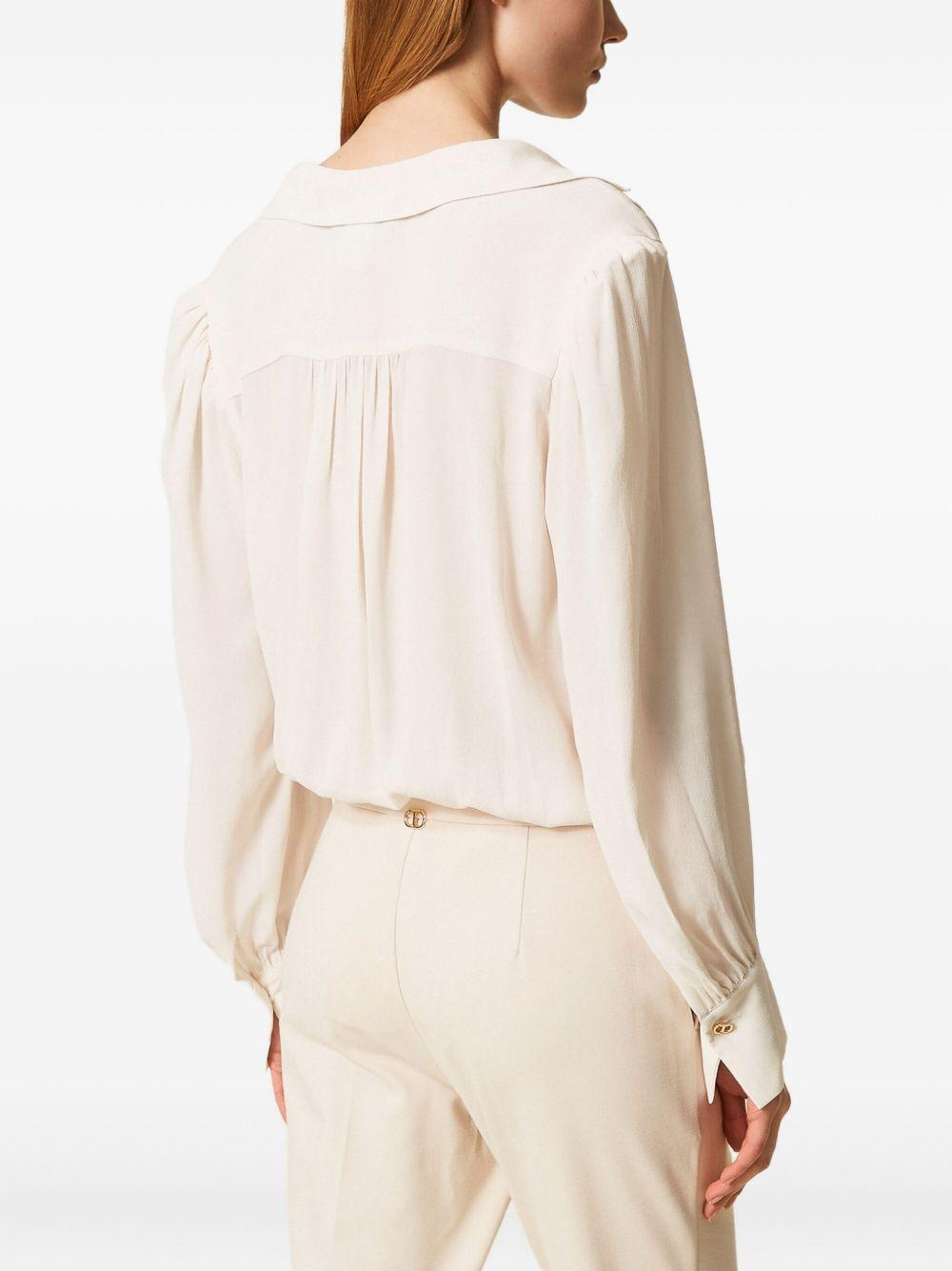 Blusa Donna Bianca a Portafoglio 252TP2293 00381 TWINSET 