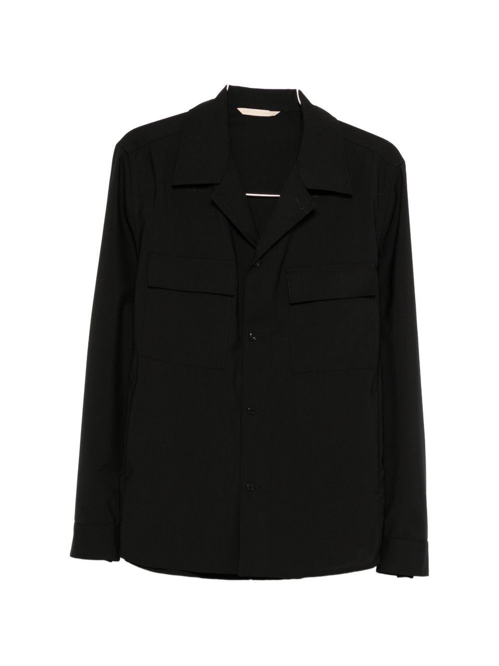 Giacca camicia in lana e poliestere JOHN300082 00010 BRIGLIA 