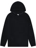 Maglione con cappuccio nido d'ape blu notte