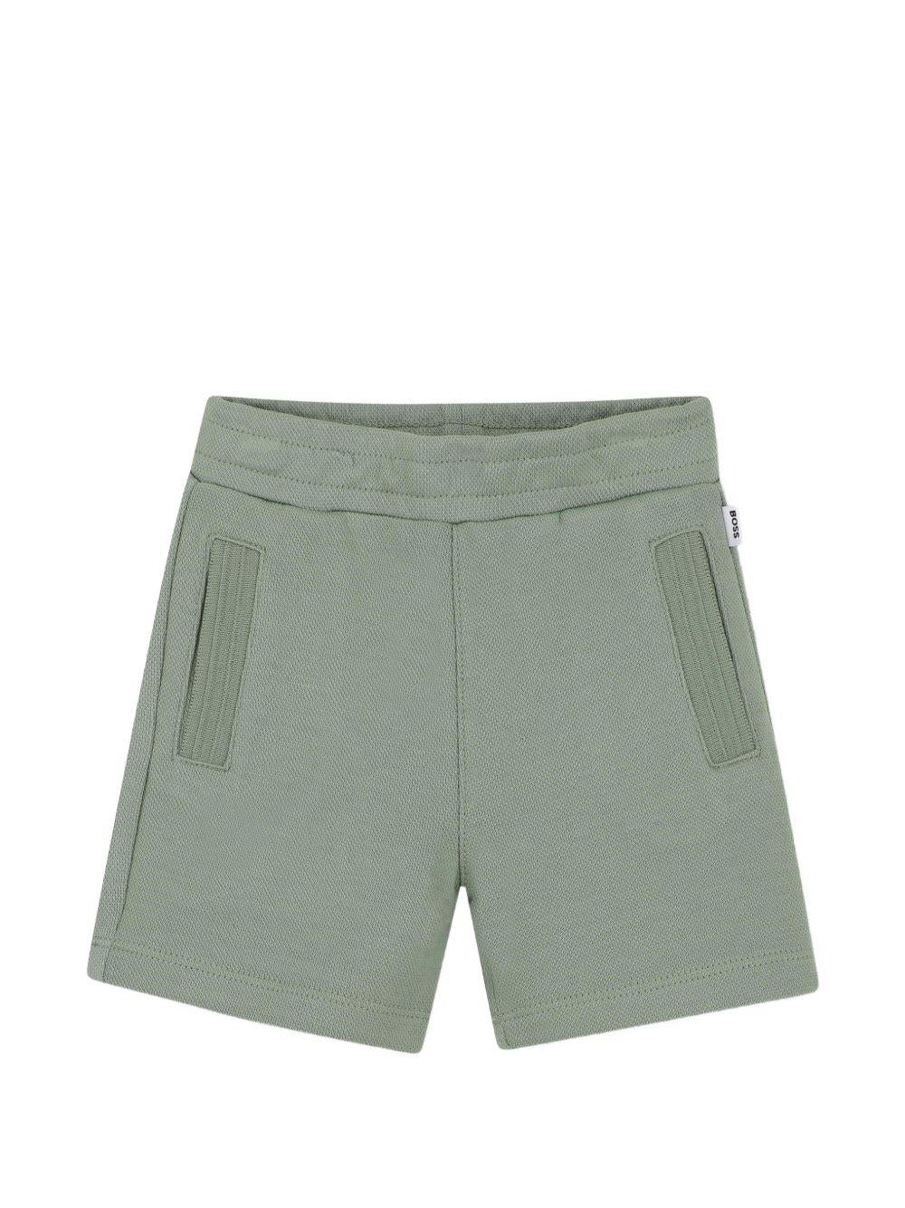 Completo t-shirt e pantaloncini con logo J52851 64U BOSS KIDSWEAR 