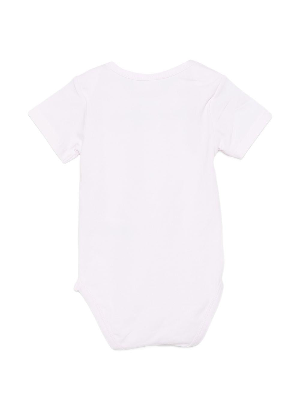 Body neonato manica corta con stampa E26014 ROSA NANAN KIDS 