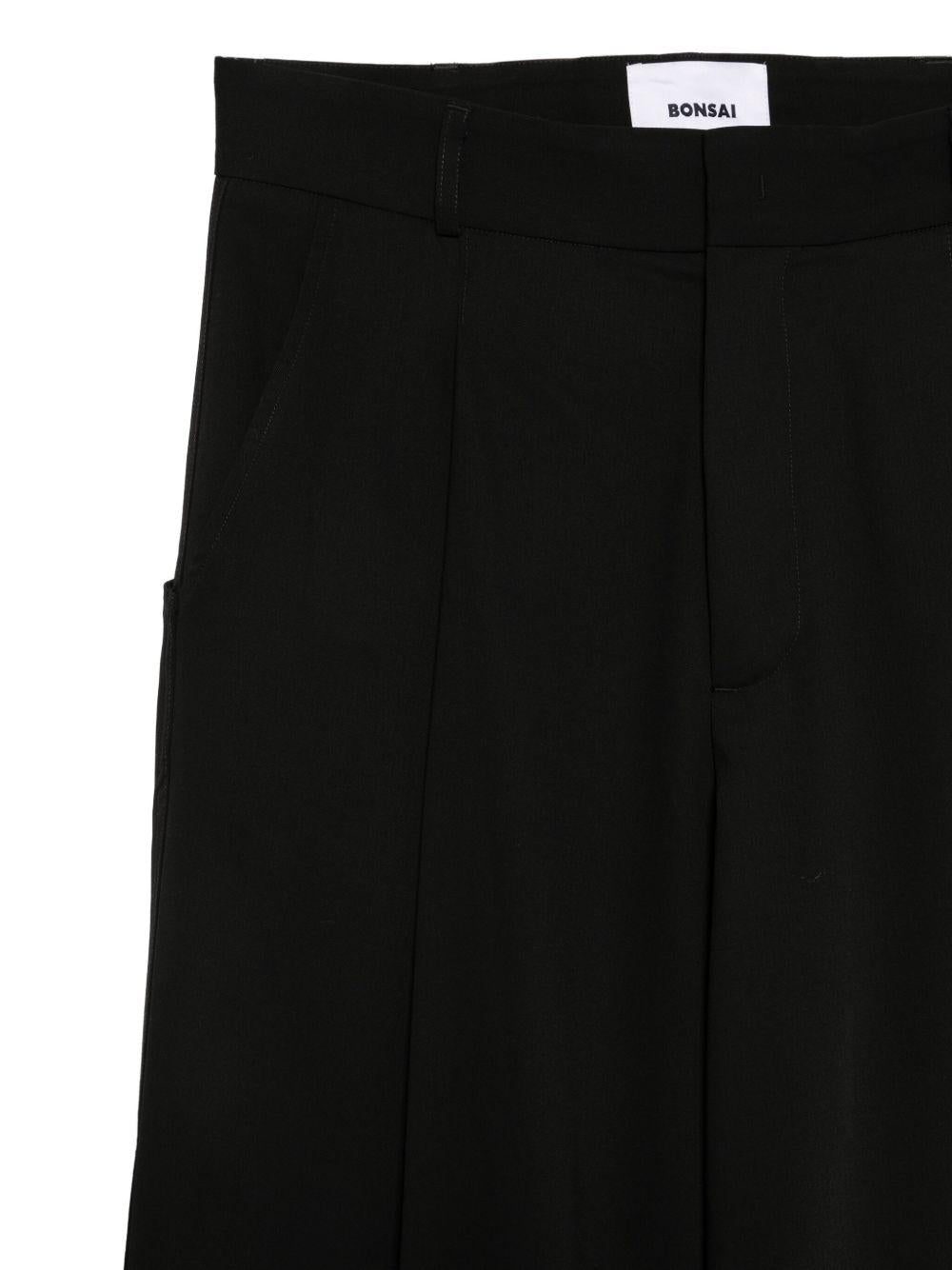 Pantaloni a gamba larga PT016V1 BLACK BONSAI 