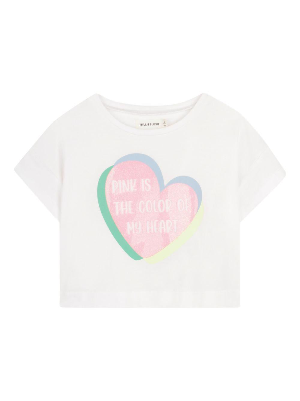 Set t-shirt e shorts con stampe U21981 10P BILLIE BLUSH KIDS 